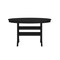 Flash Furniture Colonel Commercial Grade Indoor/Outdoor 48-in Rnd Recycled HDPE Adirondack Dining Table for 4, Blk LE-HMP-248-01-BLK-GG - alternate 2